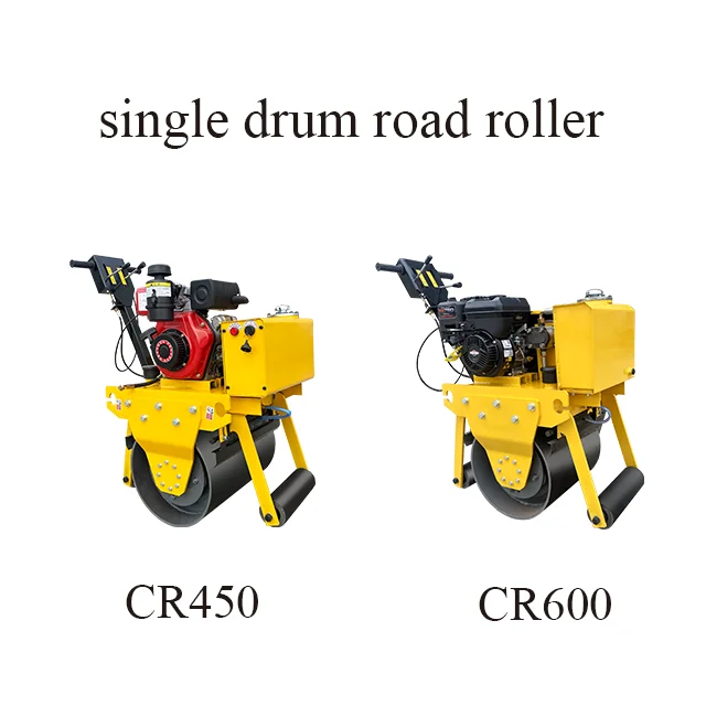 Ce Certified Double Drum Vibratory Road Roller 530Kg Capacity for Soil and Asphalt Compaction Roller