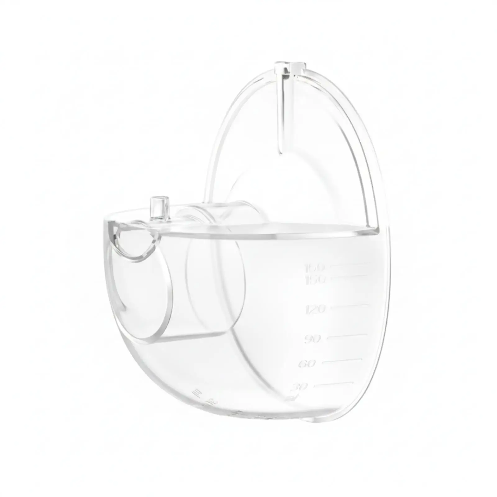 Collector Shell with Spout Replacement Breast Pump Shell Breast Pump Cup Wearable for Nursing Mothers