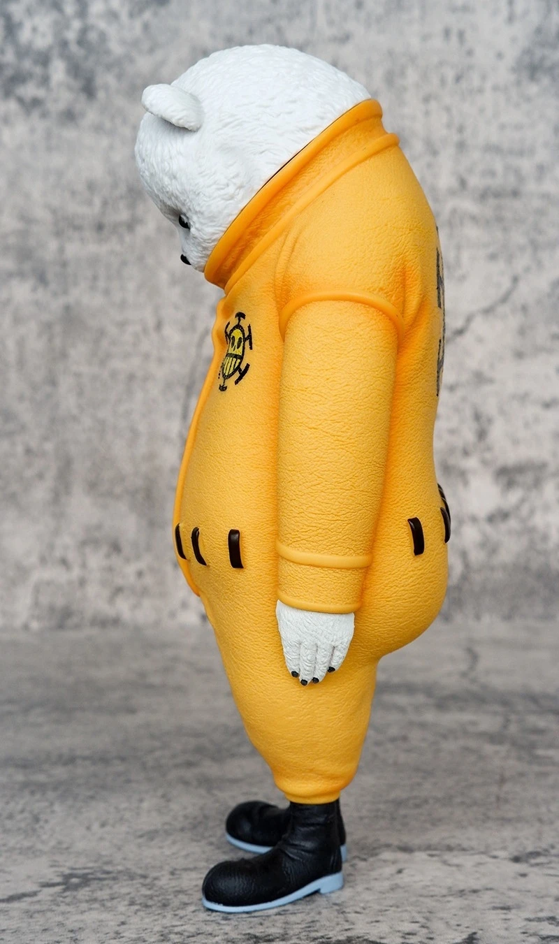 24 cm Anime One Piece Bepo ‌   Apology Actionfigur Kinderspielzeug PVC Stehendes Modell Schreibtisch Ornamente Junge Geburtstagsgeschenk Niedliche Cartoon-Rolle