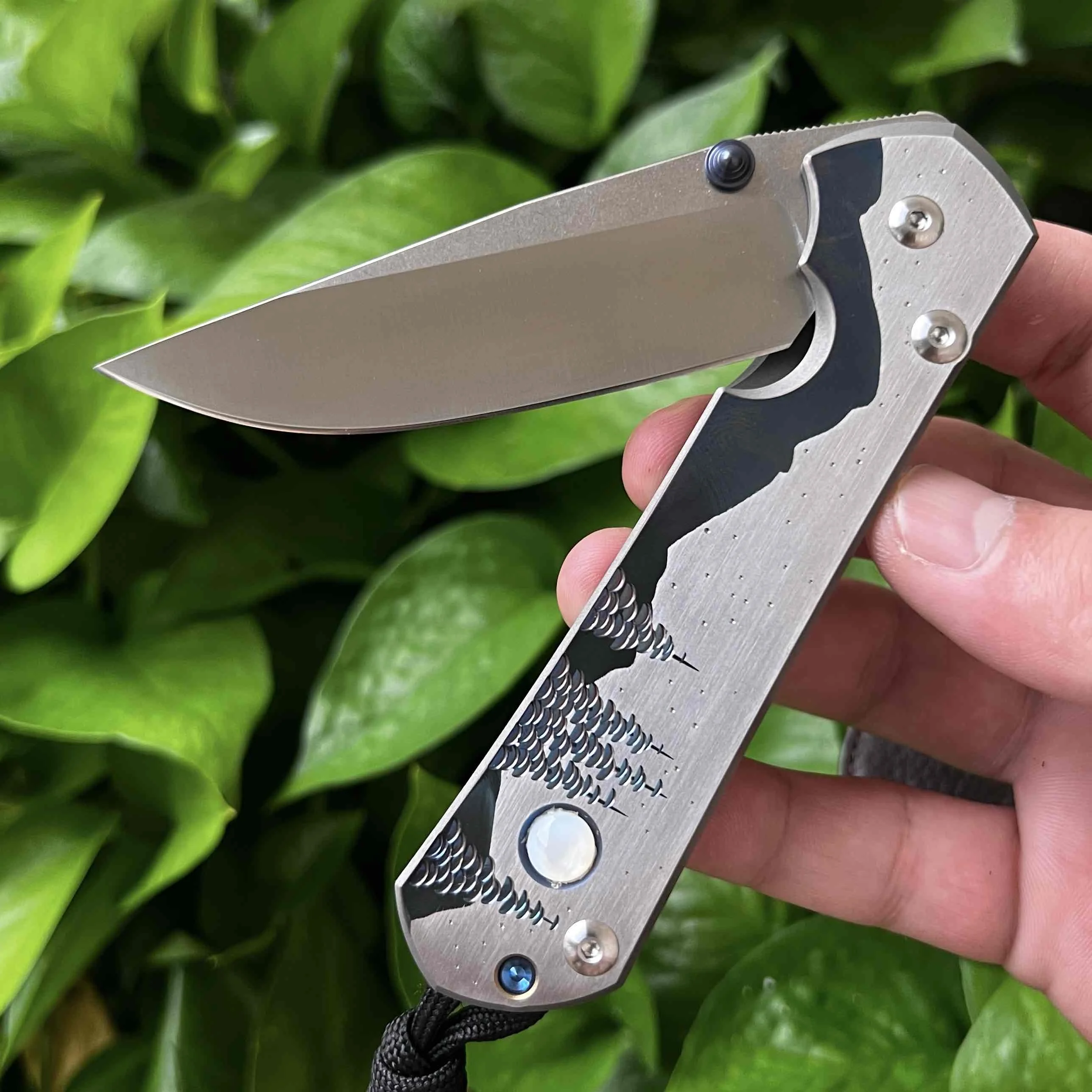 New Austrian M390 powder steel outdoor camping EDC folding knife camping hunting survival tool high hardness fruit knife