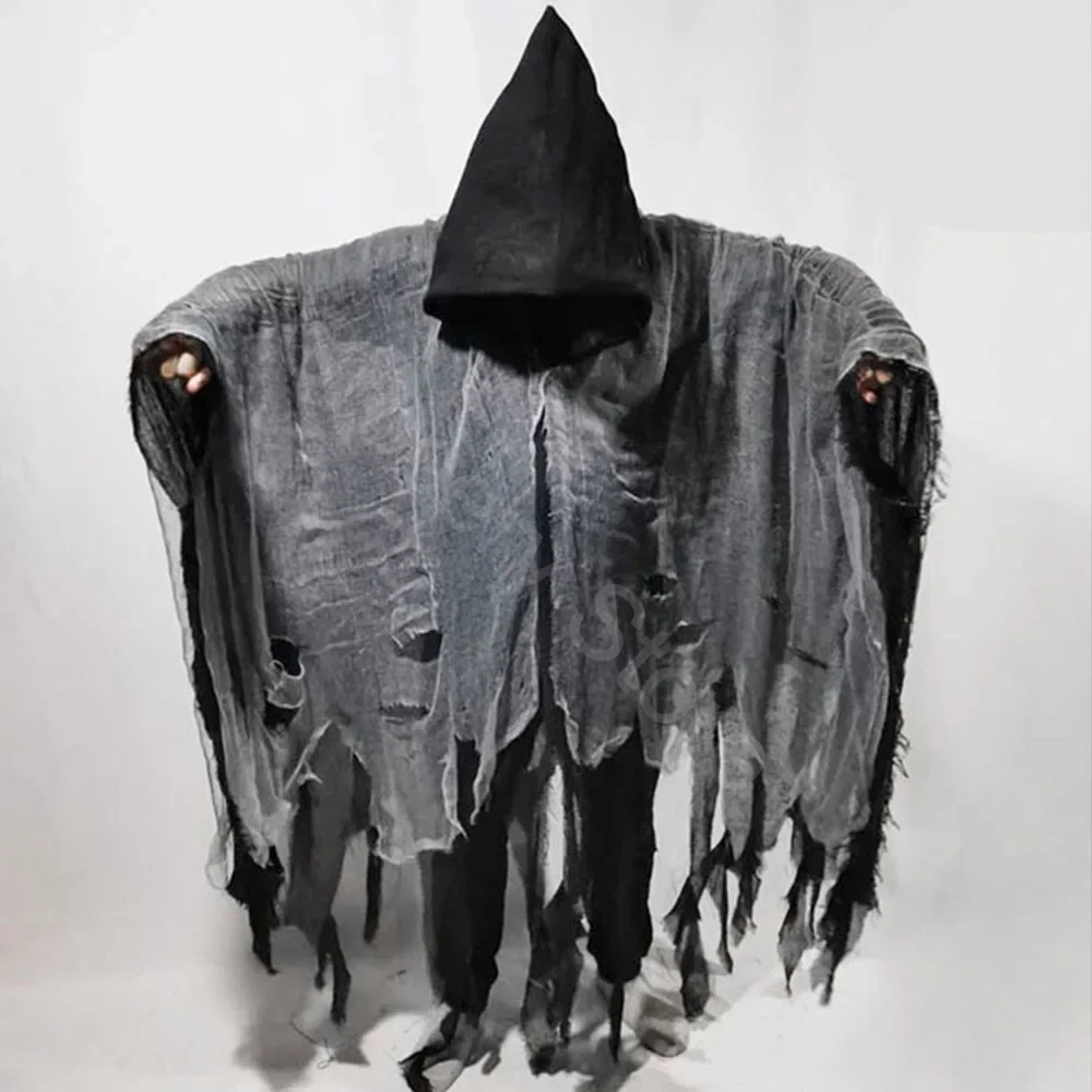 

Привидения на Хэллоуин, демоны, косплей, костум, готический ужас, зомби, штурмовые накидки, с драгоценными камнями