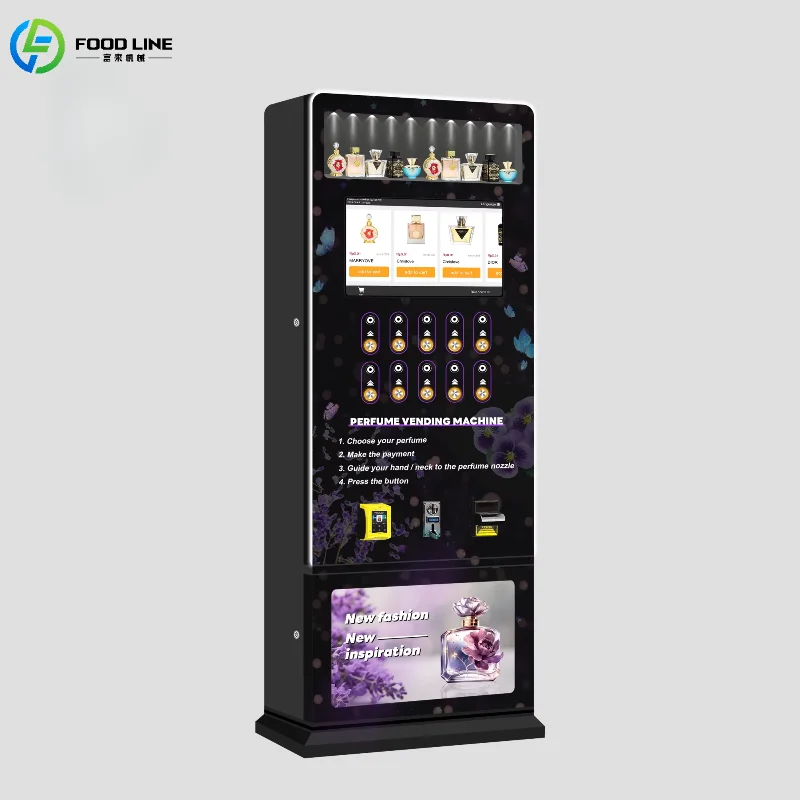 

Customized Luxury Perfume Vending Machine High-Grade Appearance Self-Service Fragrance Vending Machine