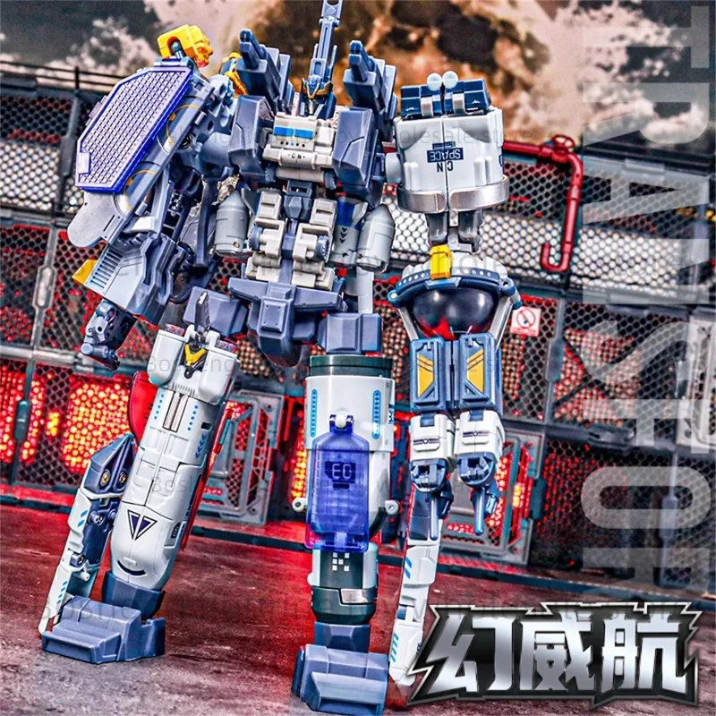 [EN STOCK] NUEVOS juguetes transformados Wei Shang W208 aviación aeroespacial Consortium 6 en 1 figura de acción Robot