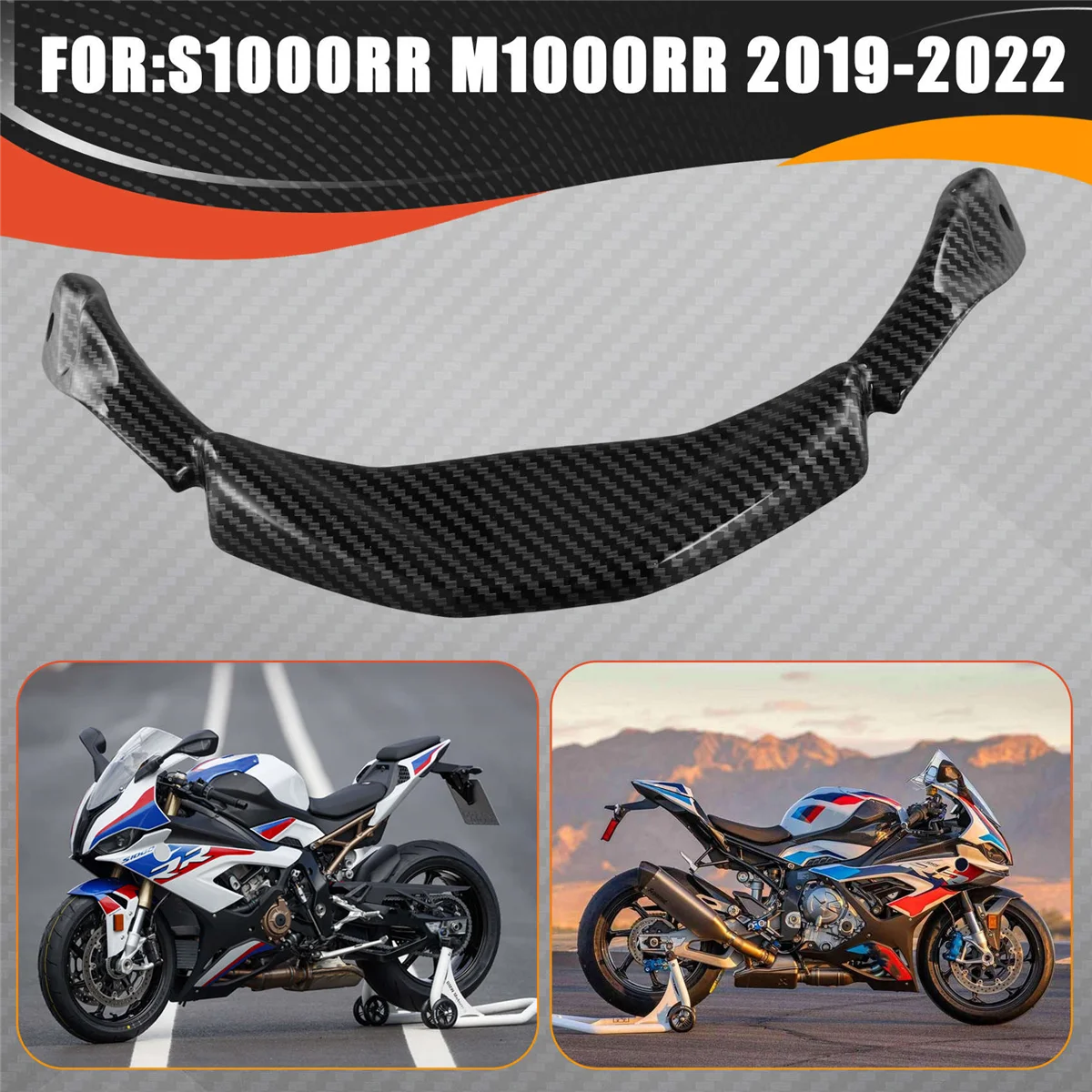 

Motorcycle Fairing-Motorcycle Accessories Forward Air Lip Cover Fairing for S1000RR M1000RR 2019 2020 2021 2022 Carbon