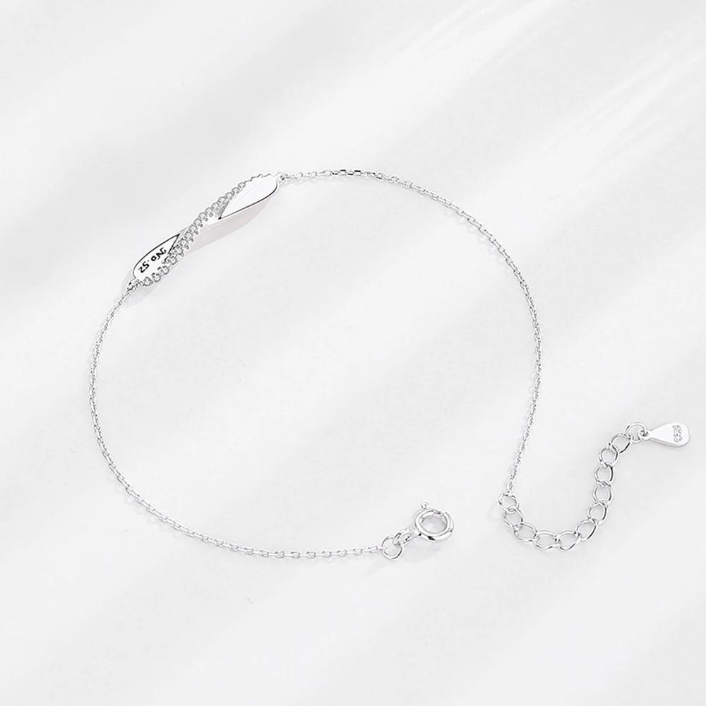 Romantic Women Weaving Rope Wave Forever Love Men Hand Rope Couples Bracelets Friend Bracelet Mobius Ring