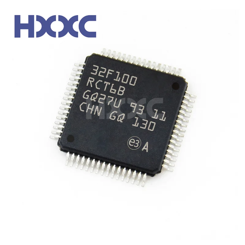 

5PCS NEW Original Integrated Circuits STM32F100 STM32F100RCT6B STM32F100RCT6BTR ic chip LQFP-64 ICs MCU Microcontroller