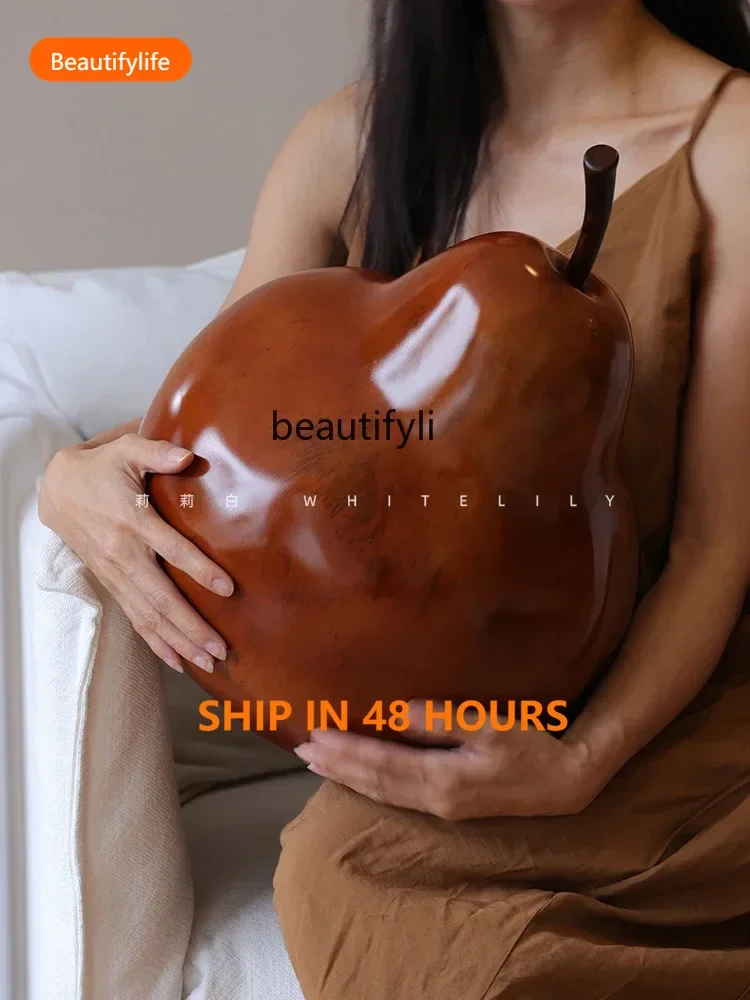 03 ss Medieval ornament pear art home decoration wabi-sabi wind sculpture high-end fiberglass crafts