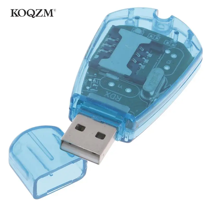 USB SIM Card Reader Copy/Cloner/Writer/Backup Kit SIM Card Reader GSM CDMA SMS Backup + CD Disk