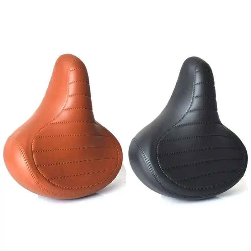 Bicycle Seat Bicycle Saddle Replacement Shock Absorbing Waterproof Comfortable Wide Padded Comfortable Bike Seat For Mountain