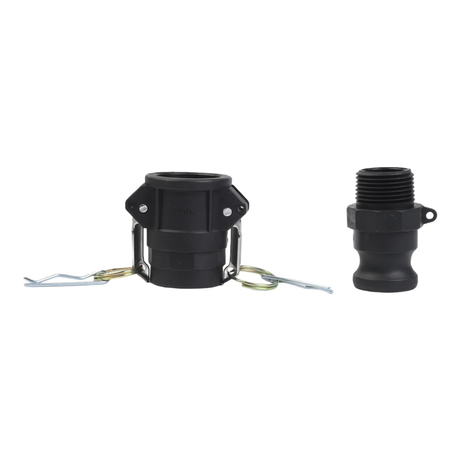 2Sets Hose Fitting Kit Polypropylene Camlock Type D & F For 1 To 2 Inch Cam And Groove Couplings With High Pressure Capacity