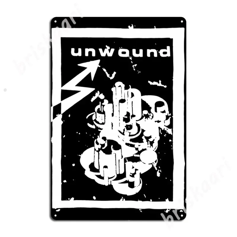 Unwound Metal Signs Wall Cave Home Classic Plates Tin sign Posters