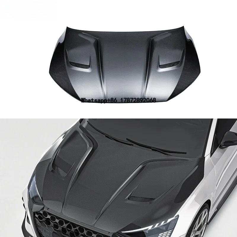 

Dry Carbon Fiber Body Kit Engine Hood Bonnet for RS3 8Y Hatchback Sedan 2021 - 2026