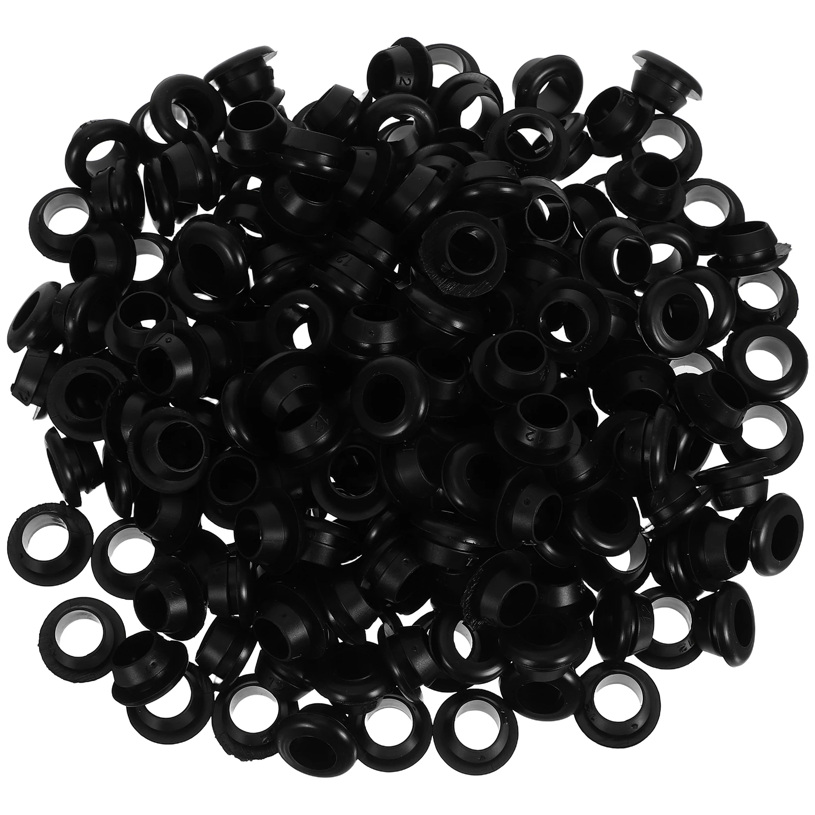 

200pcs Rubber Grommets Wire Protectors Round Cable Hole Plugs For Automotive Electrical Wiring Sealing Quick Installation