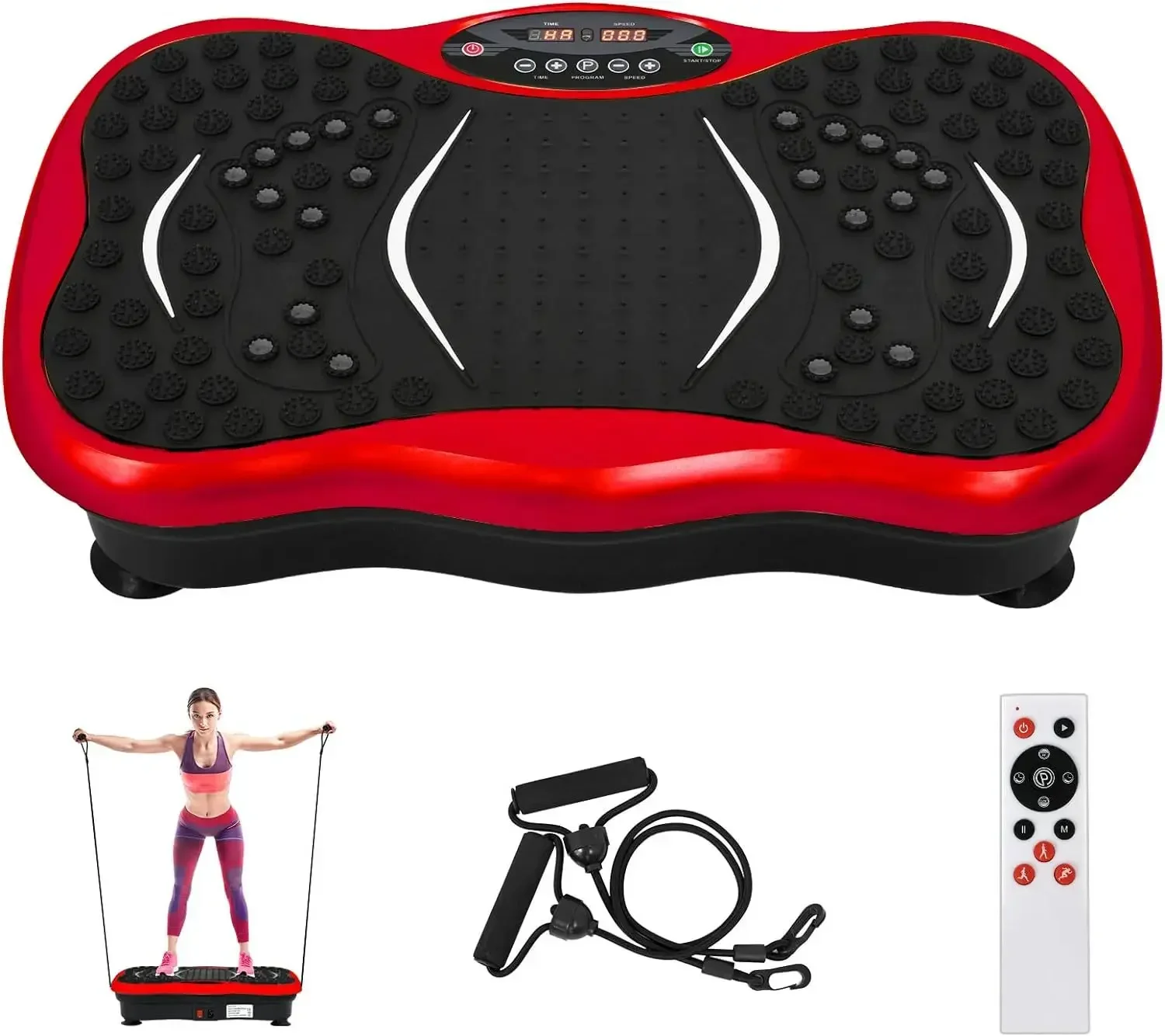 vibration plate vibrating platform with magnetic therapy exercise fitness for trainer machine massage vibration plate