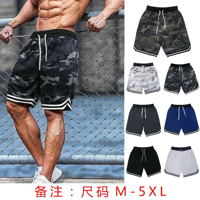 

Летние мужские повседневные спортивные шорты Blockbuster, быстросохнущие брюки для фитнеса и баскетбола, мужские шорты до колена