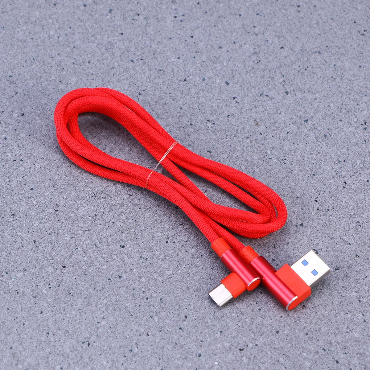

1M Right Angle USB Type C Cable Braided USB 2.4 A to 90 Degree USB-C Data Cable Cord for P20/P20 10 S9/ Note 8 G6