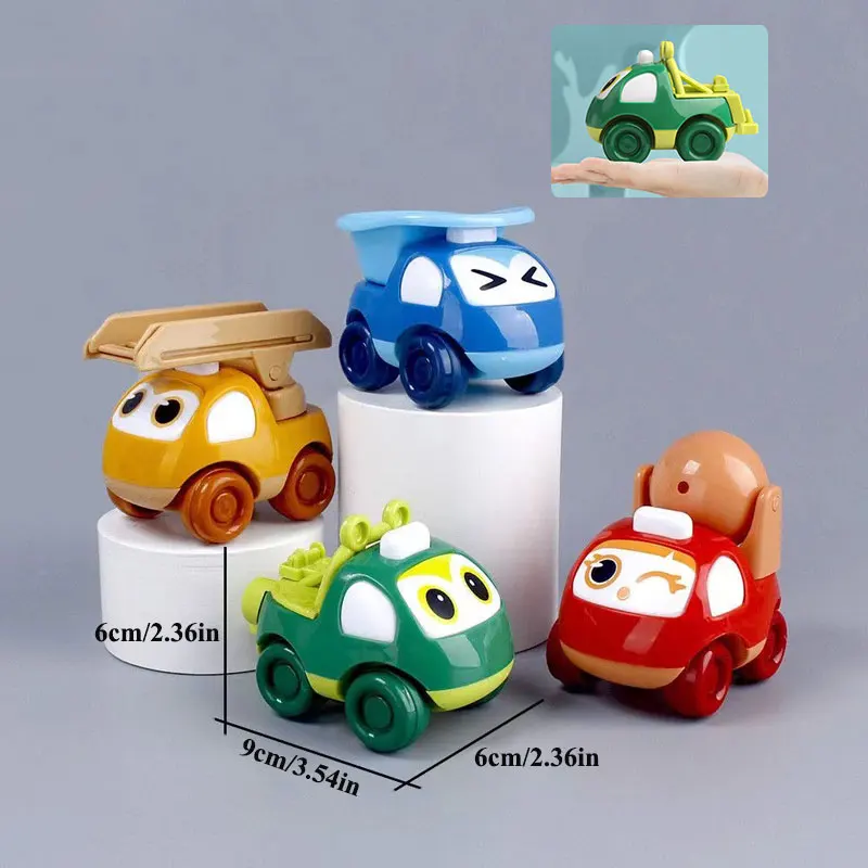 Engineering Vehicle Astronaut Car Toy Children Cartoon Toy Car Cartoon Collection