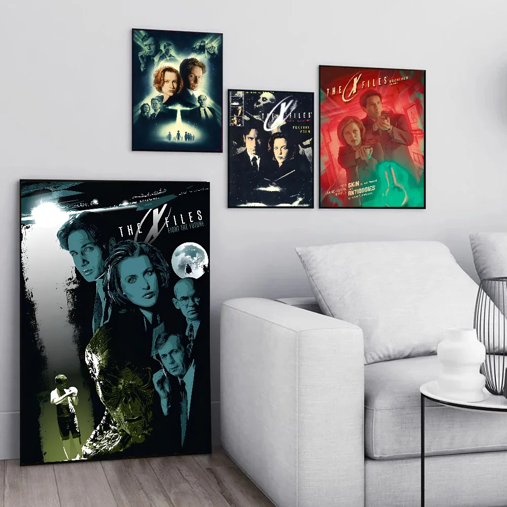 Horror Movie X-Files Posters Aesthetics Poster Paper Print Home Living Room Bedroom Entrance Bar Cafe Art Painting Decoration