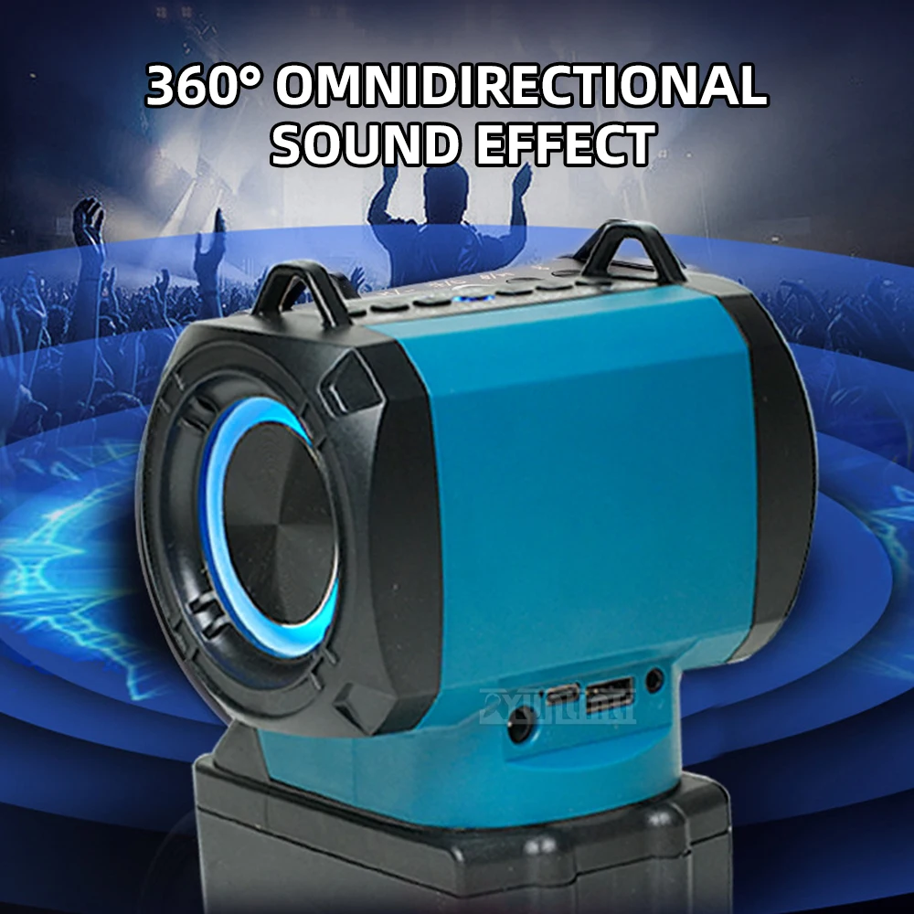 Wireless Bluetooth Speaker; Dual-Speaker Compact Powerhouse with Loud Sound; Lithium-Ion Bluetooth Speaker