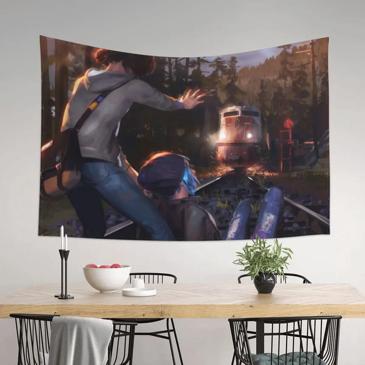 

Out of Time Large - Life is Strange Tapestry Decorations For Room Home Decoration Accessories Decorative Wall Mural Tapestry
