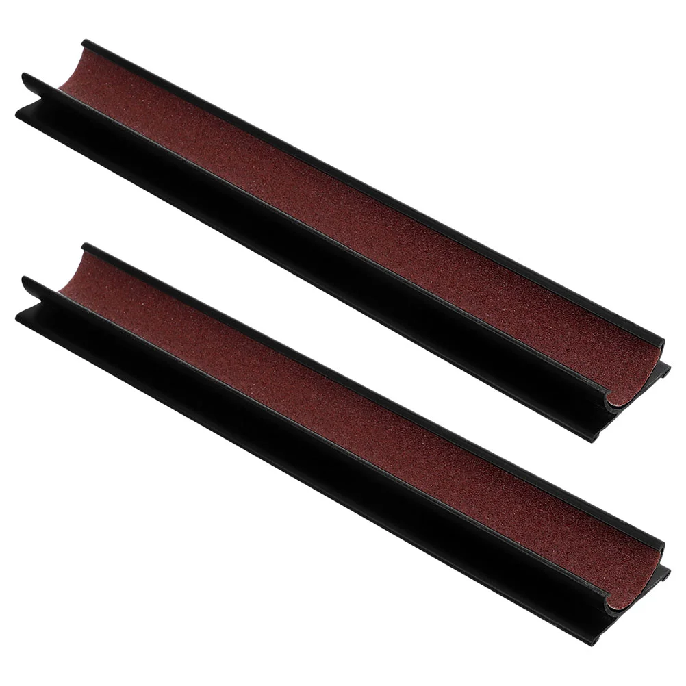 2 Pcs Billiard Cue Sandpaper Rack Grinder Snooker Pool Tip Shaper Accessories Tool Plastic Billiards Trimmer Tips Trimmers