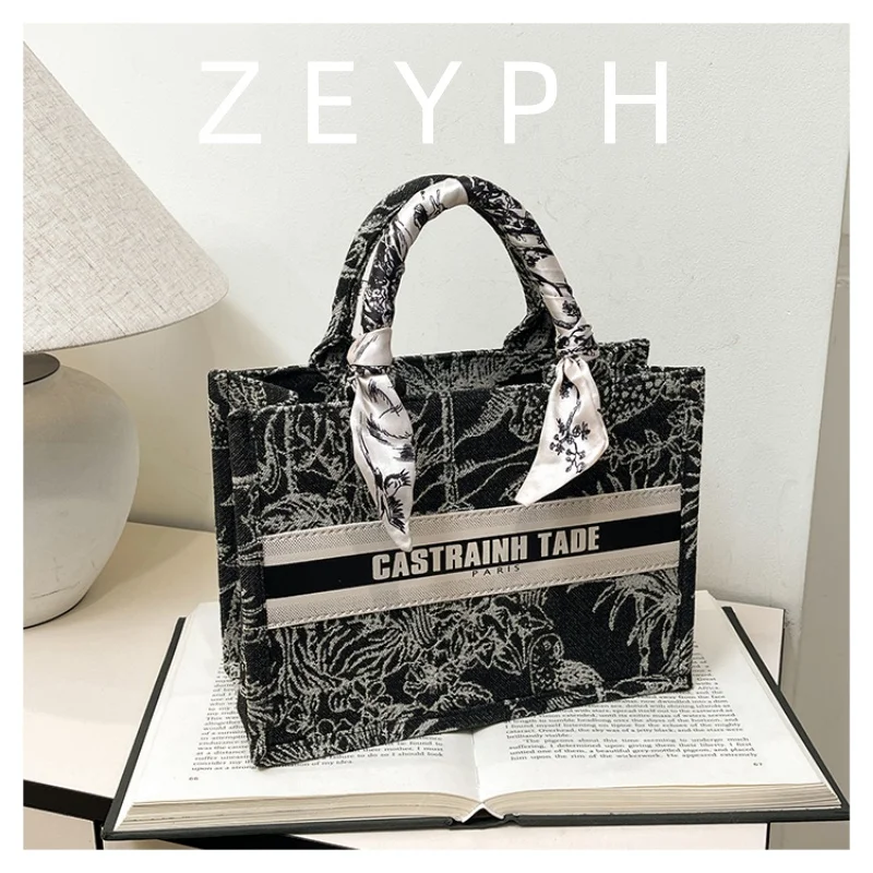 

Zeyph High-End Fashionable Large Capacity Commuter Tote Bag Lightweight Shoulder Crossbody Handbag for Daily Outdoor Storage