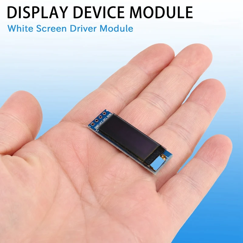 4 Stuks I2C Oled-display Module 0.91 Inch I2C SSD1306 Oled-display Module Wit Scherm Driver Dc 3.3 V-5 V Voor Arduino