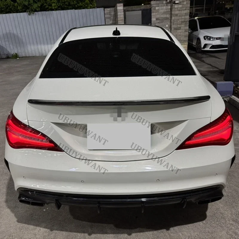 Für CLA Spoiler CLA45 W117 C117 ABS Heckklappen-Spoiler Flügel Cla 200 250 260 2014 2015 2016 – Detail 4