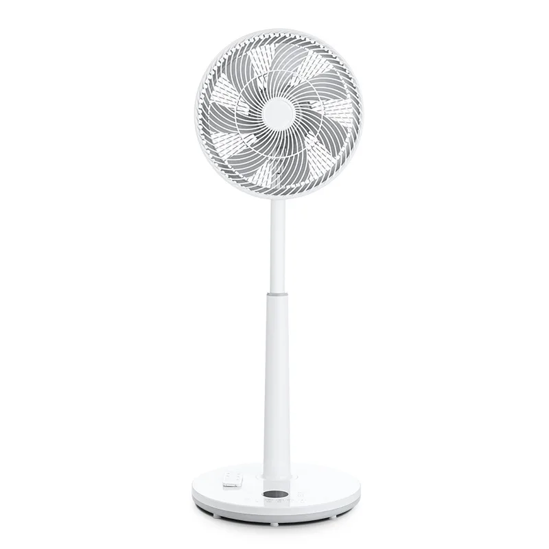 مروحة أرضية ذات تردد متغير تيار مستمر، صامتة منزلية، دوران حراري، جهاز تحكم عن بعد ذكي تلسكوبي #1