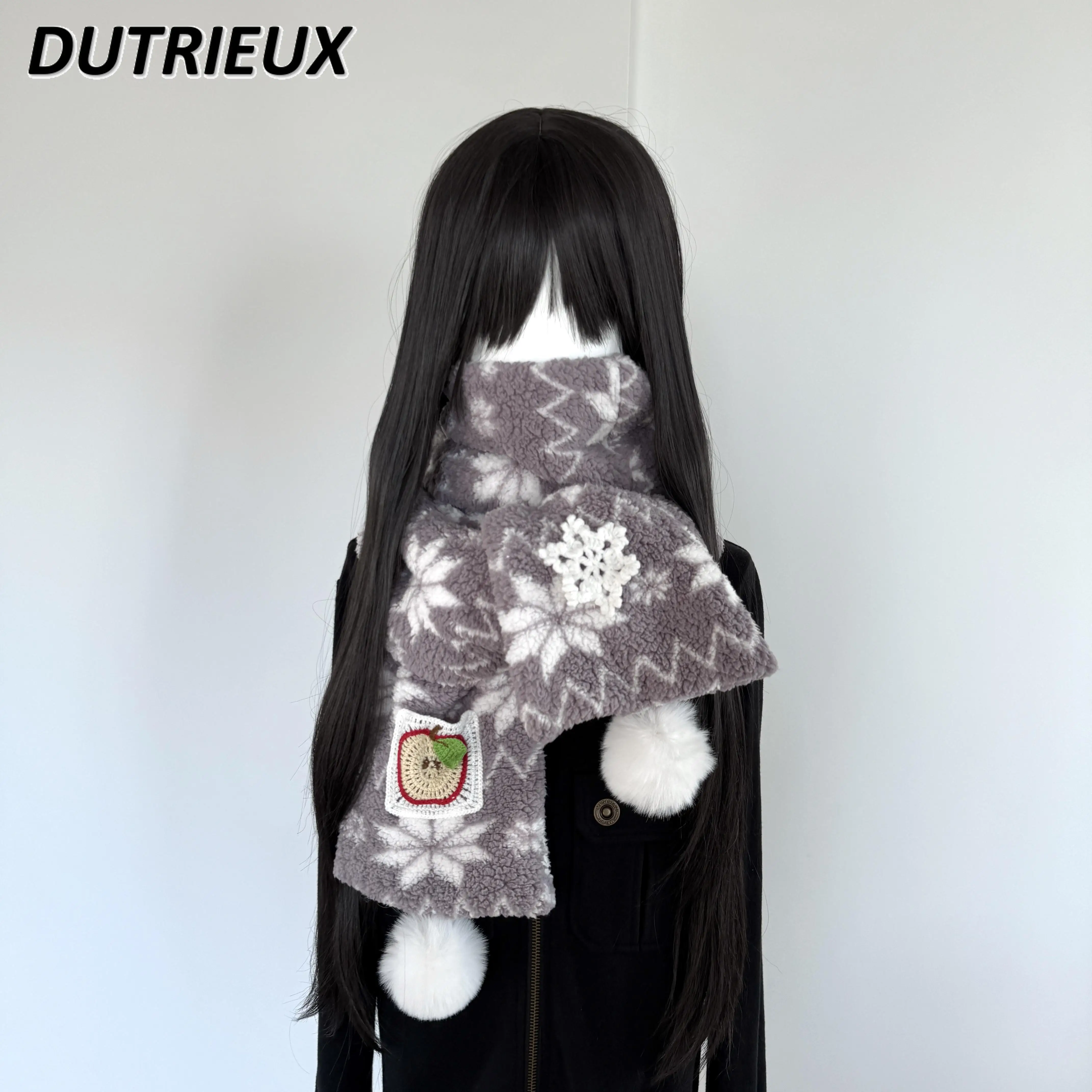 

Ladies Fashion New Scarf Sweet Cute Japanese Style Autumn and Winter Warm Versatile Casual Elegant Scarfs for Women