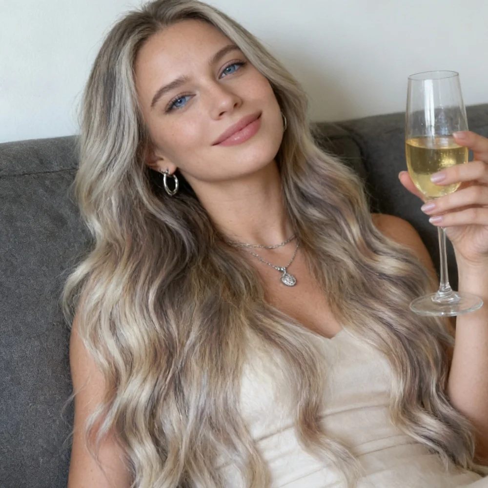 

Парик с эффектом омбре и балаяж, осенний блонд, с кружевной передней частью, для повседневного использования, с волнистыми локонами, из термостойкого волокна, для белых женщин, с предварительно выщипанной линией роста волос