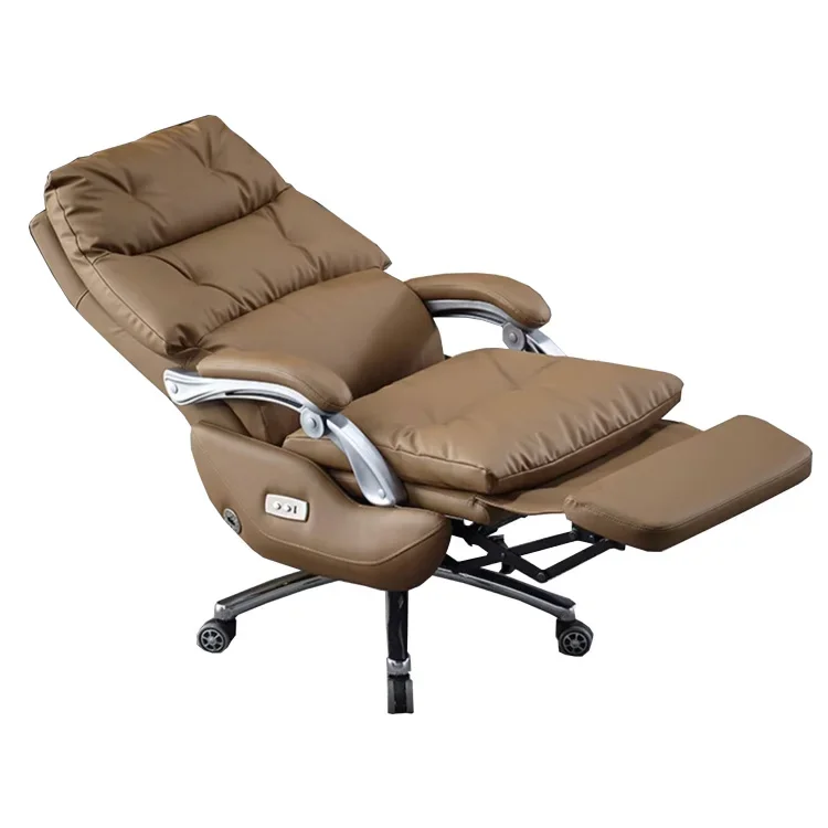 Fancy Design Electric Leather Executive Chair High Back Recliner Manager Boss Chair High End Commercial Office Chair