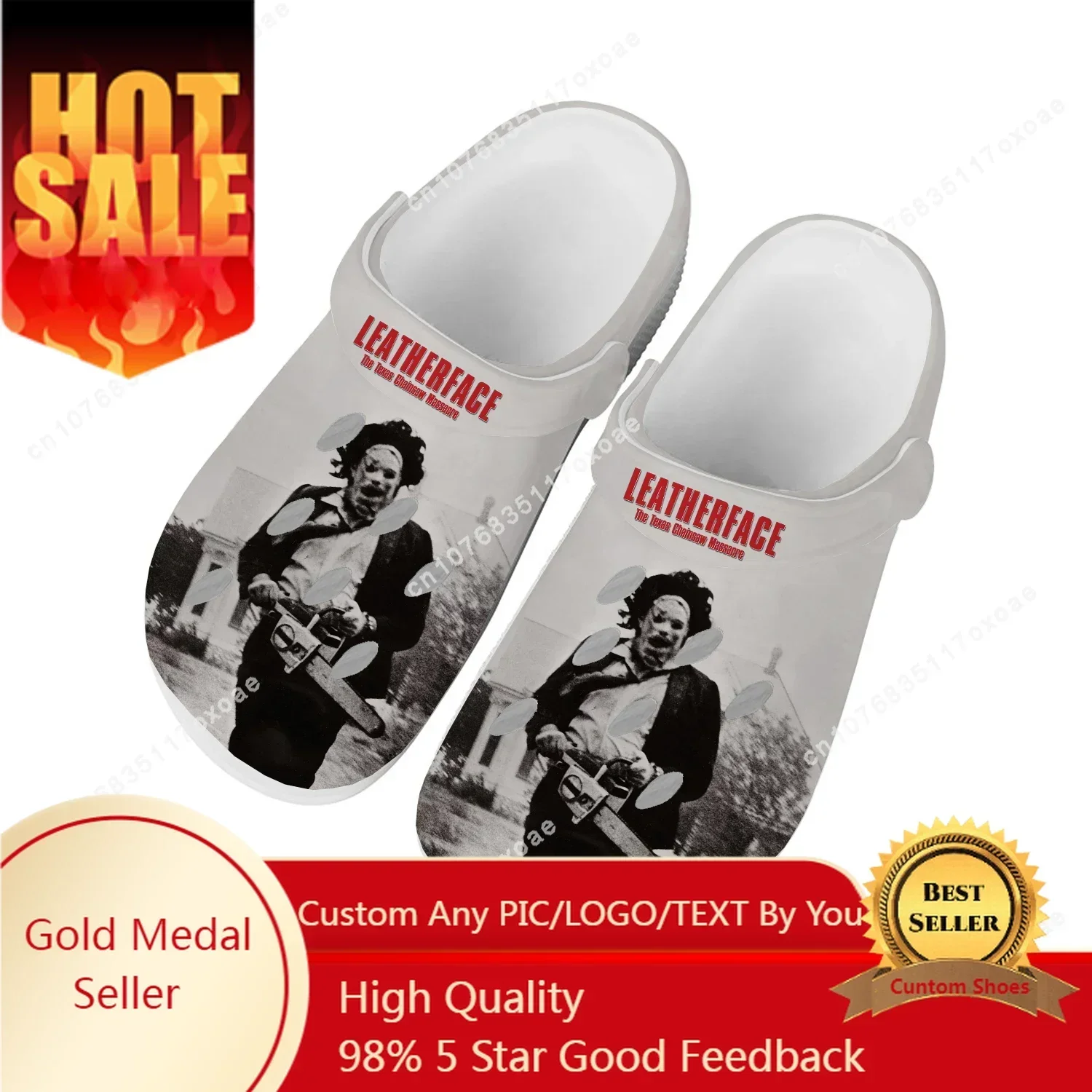 

Texas Chainsaw Massacre Leatherface Home Clog Mens Women Youth Boy Girl Sandals Shoes Garden Custom Shoe Beach Hole Slippers