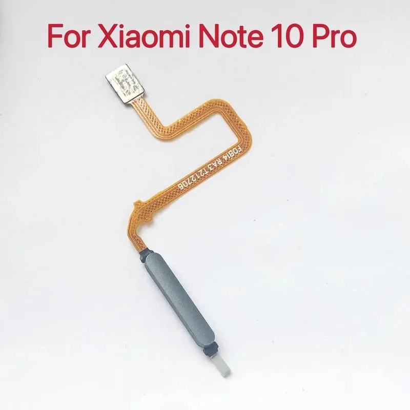 For Redmi Note 10S 10 Pro 5G Fingerprint Sensor Home Button Ribbon Flex Cable