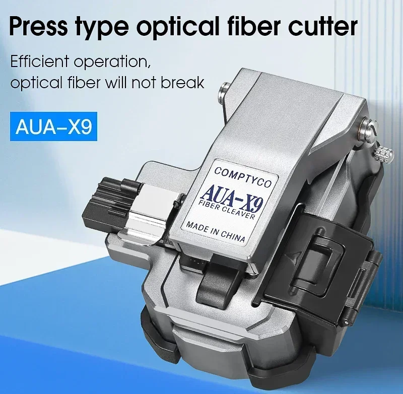 AUA-X9 FTTH High-precision for Cold Joint/Hot Melt Optical Fiber Cleaver Machine 24 Surface Blade cutting Tool