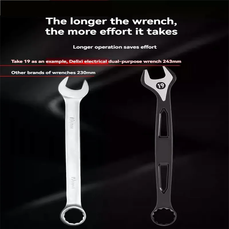 

Открытый храповой ключ двойного назначения с цветком сливы, полный набор комбинированных ключей, гаек, резаков, комбинированных двигателей, обслуживание