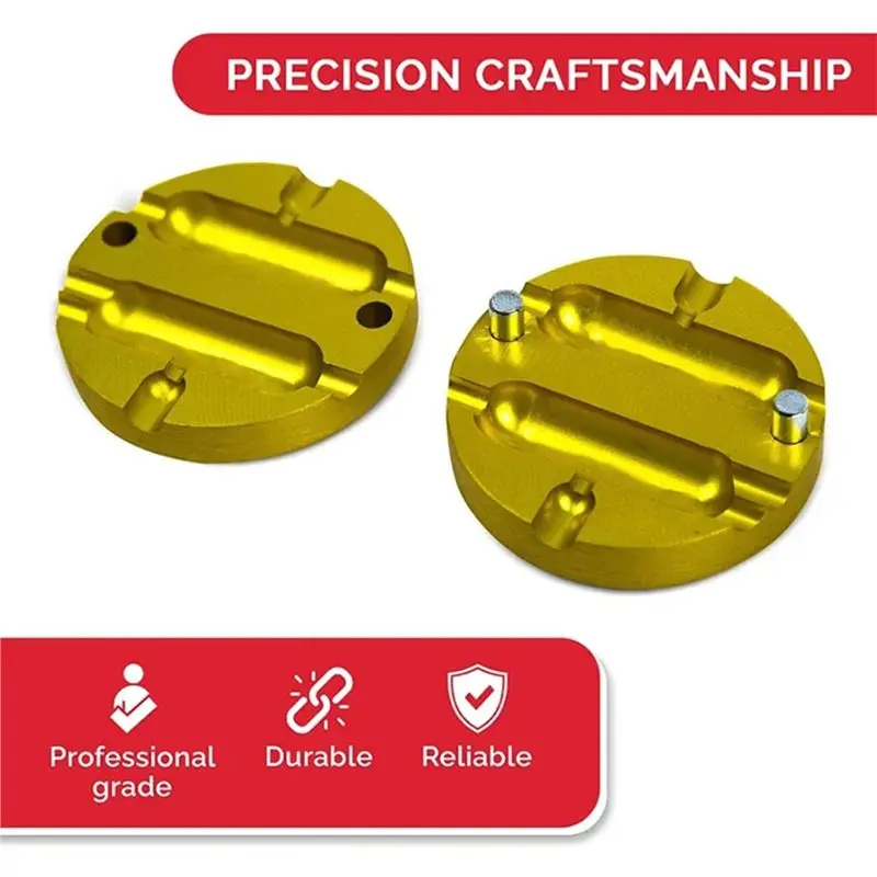 DT39 Electrician Wiring Tool, Waterproof Butt Connector 3pair, Dual Cavity Connector Mold 16-14 AWG, Aluminum Alloy Cavity