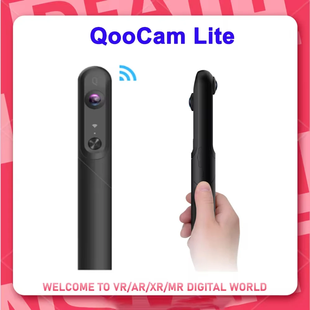 Kandao QooCam Lite 360° Camera Qoocam 360 Camera 2D VR 4K Video HD Panoramic Camera Video Recorder Action Camera Motion Camera