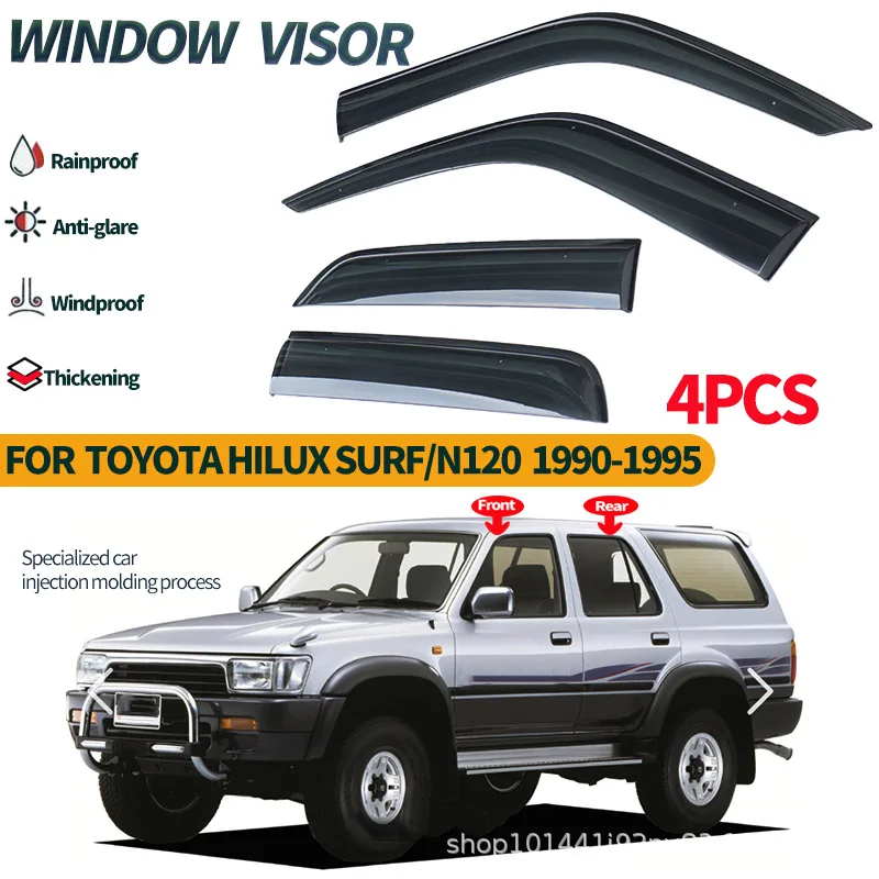 

Suitable for Toyota 4Runner1990-1995 sunny and rainy windows and rain brows and rain shields modified with decoration