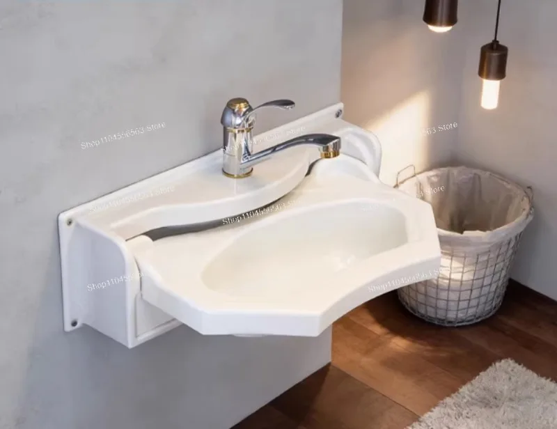 RV sink folding wash basin toilet camper small size wall-mounted washstand