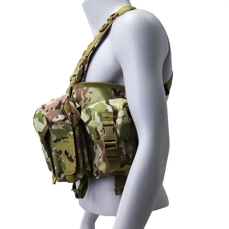 Military Tactical Tank Top Magazine Bag Outdoor Chest Air Gun Hunting Tank Top Molle Bag Easy Hunting CS Carrying Tank Top