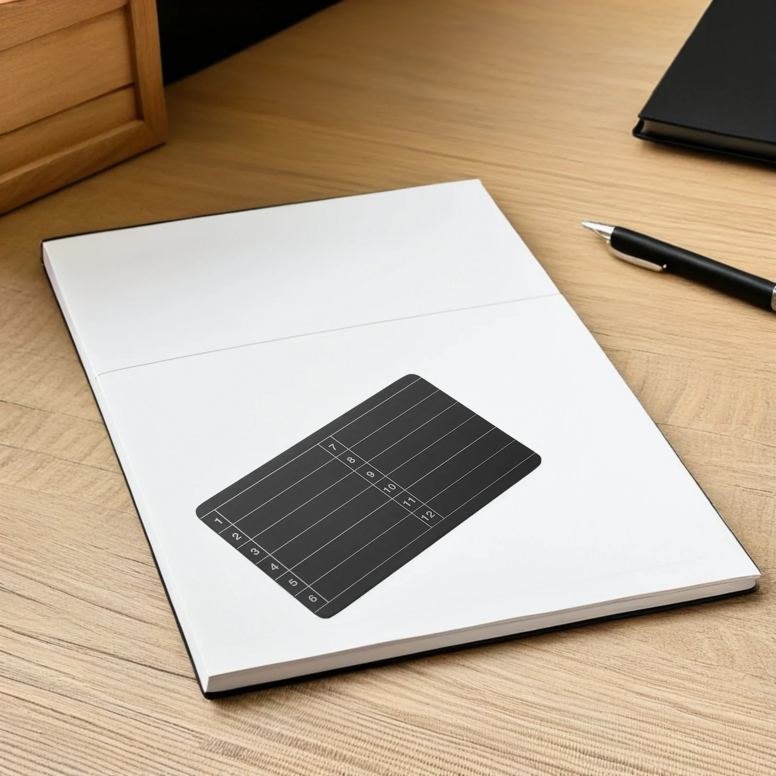 Seed Phrase Steel Plate 24-Word Backup for Bitcoin Cold Storage Waterproof Fireproof Metal Recovery Wallet Hardware Storage