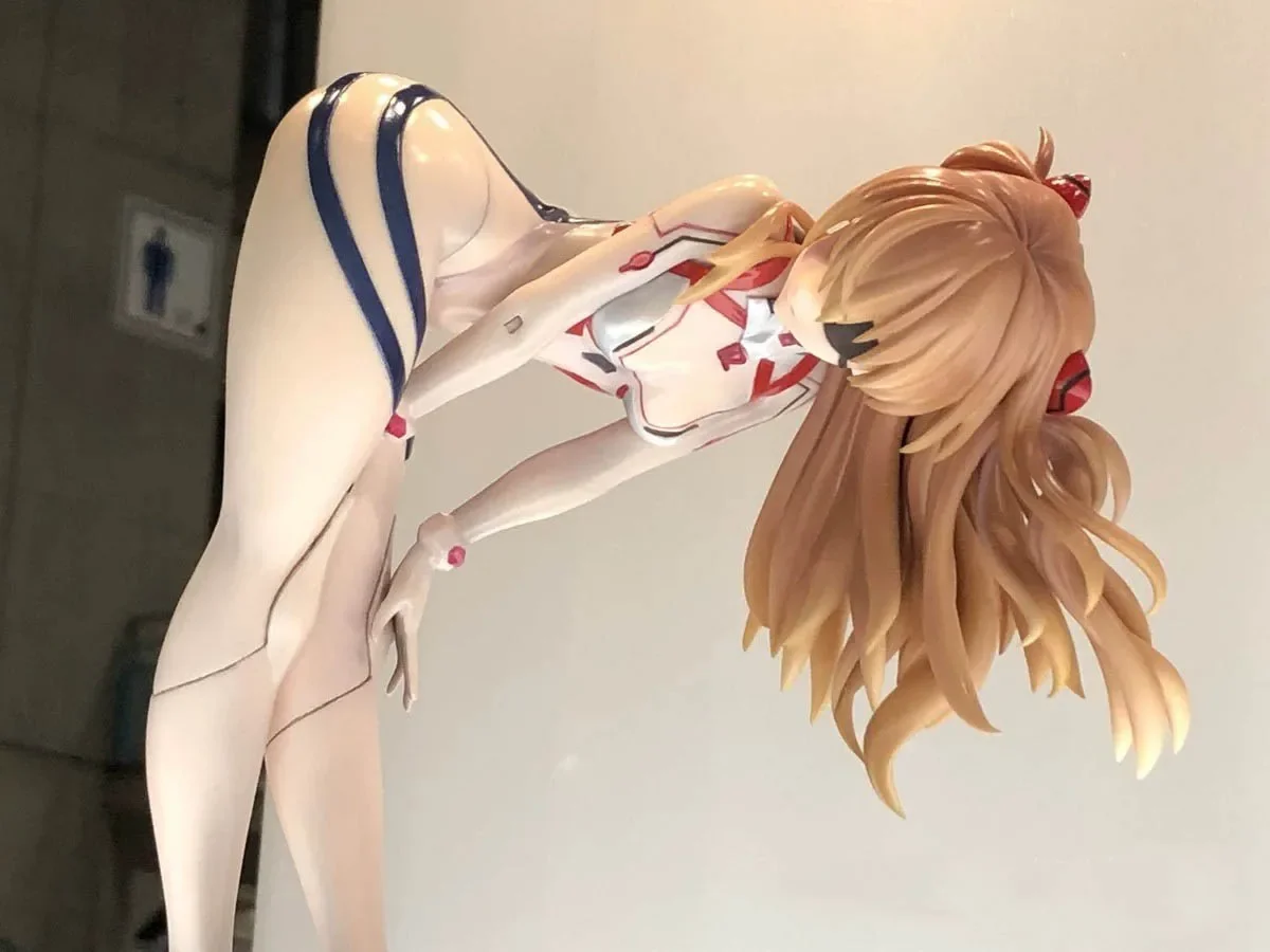 

Anime Evangelion Asuka Langley Soryu Figures kawaii resin GK DIY manual White assembly Model Statue Toys doll Collection Gifts