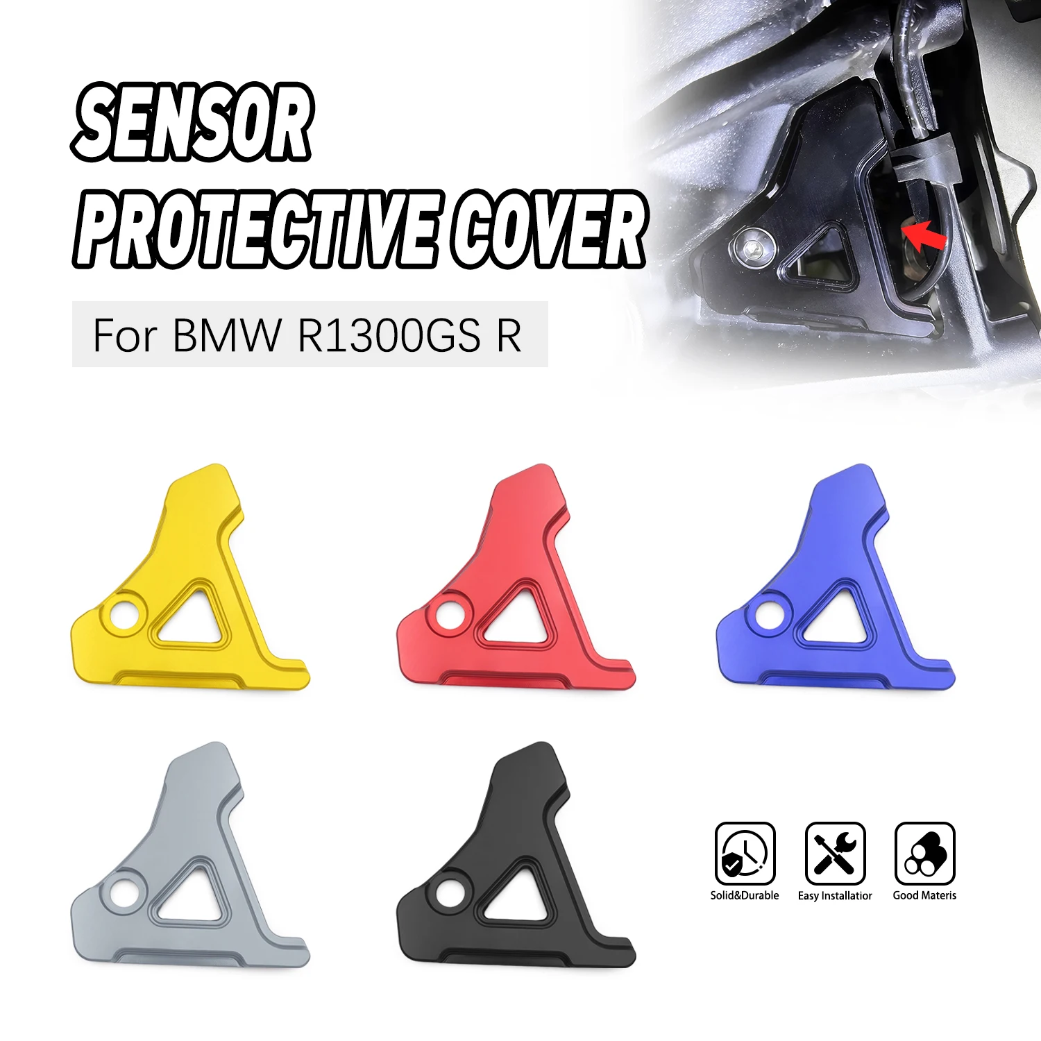For BMW R1300GS R 1300 GS R1300 GS Adventure R 1300GS ADV 2024 2025 Motorcycle Front wheel ABS Sensor Guard Protection Cover