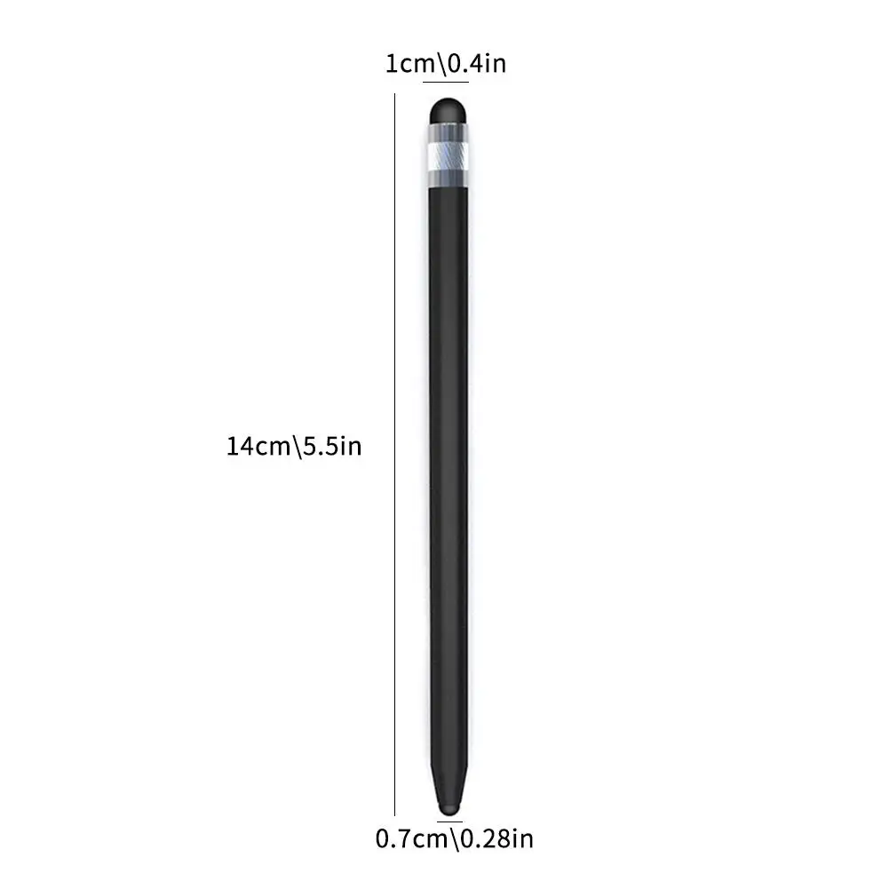 Rubber Tips Touch Screen Capacitive Stylus Pen Dual Rubber Tips Capacitive Stylus Universal Mobile Phone Tablet Pen