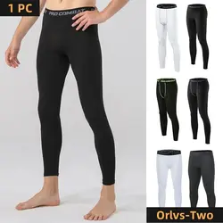 M-3XL Plus Size Mens Compression Pants Tights Cool Dry Leggings Sports Baselayer Running Tights Athletic Workout Active Leggings