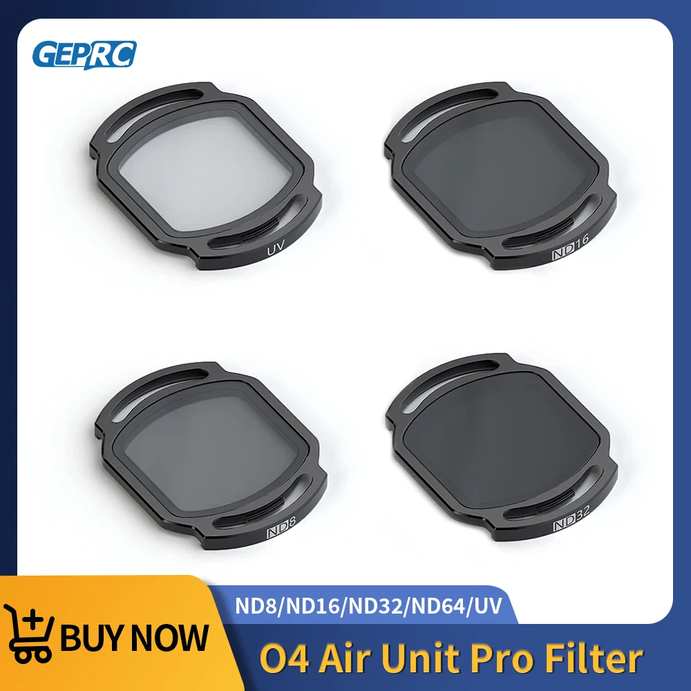 

GEPRC DJI O4 Air Unit Pro Filter UV ND8/16/32/64 Drone Optical Glass Photographic Aluminum Alloy Frame Sports Action Camera