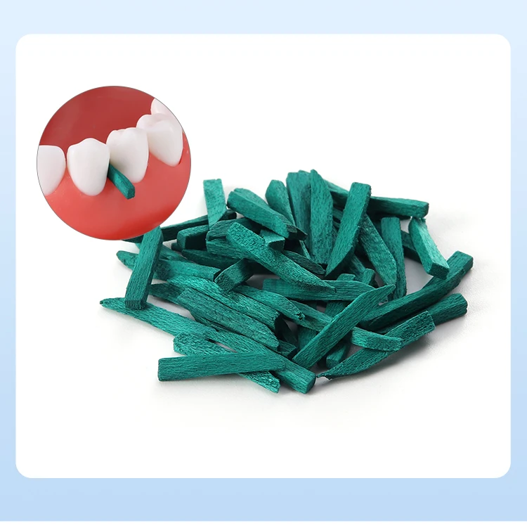 300 teile/satz AZDENT Dental Holz Holz Keile Matrix Matrizen Dam Verbund Zahn Seperator Werkzeuge Einweg Restaurierung Material – Detail 3