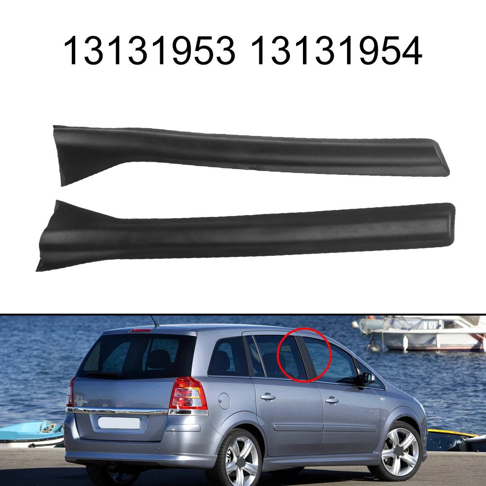 Car B-Pillar Cover For Opel For Vauxhall For Zafira B 2005-2015 Door Seal Strip 13131953 13131954 Black Car Exterior Trim