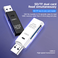 2 in 1 Card Reader USB 2.0 to SD Micro SD TF Card Reader for PC Laptop Accessories Smart Memory Card Reader Multi-card SD